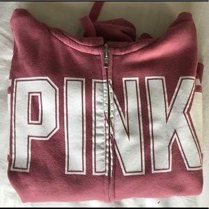 VS Pink Zip Hoodie